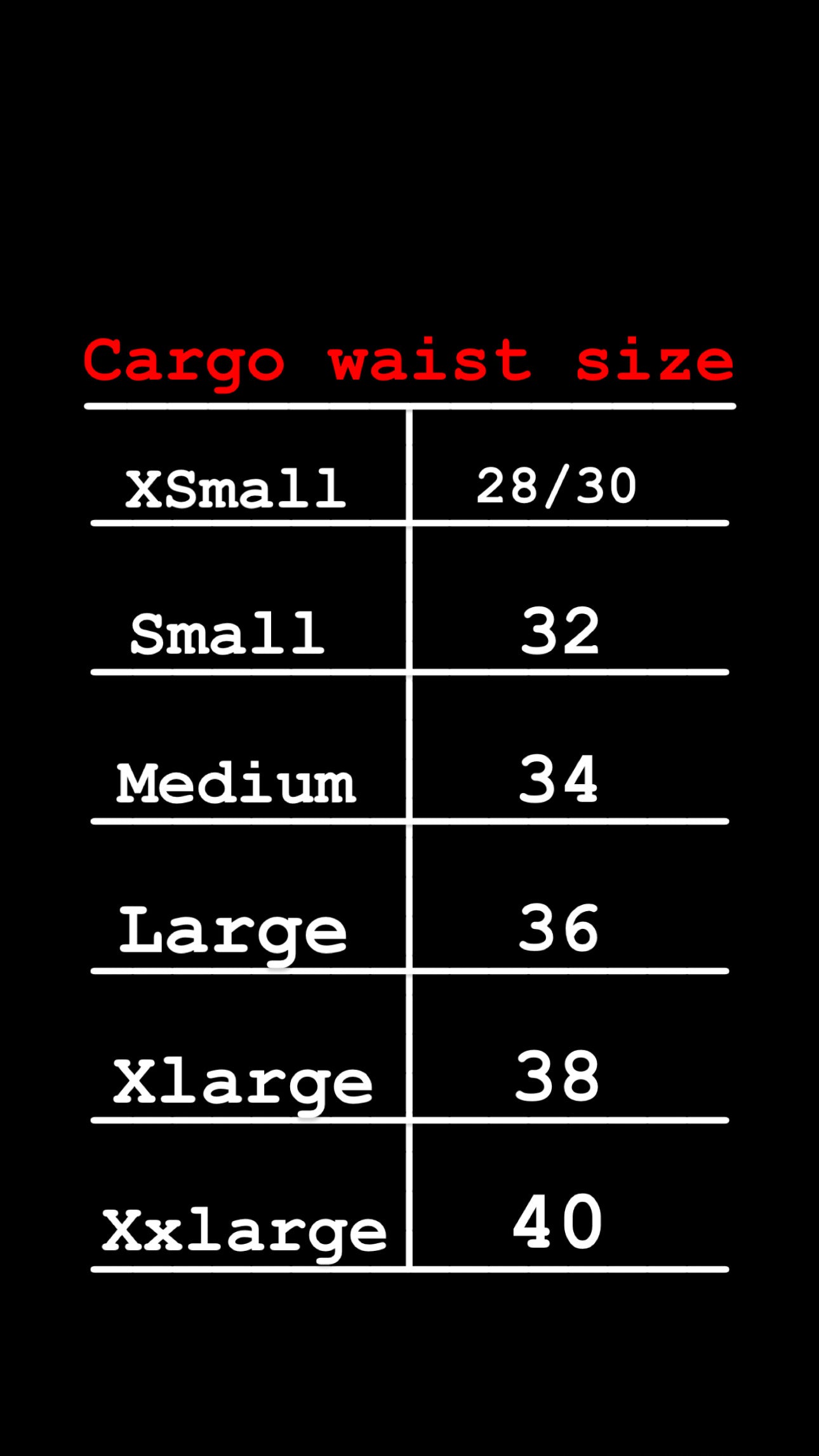Double patch Cargo
