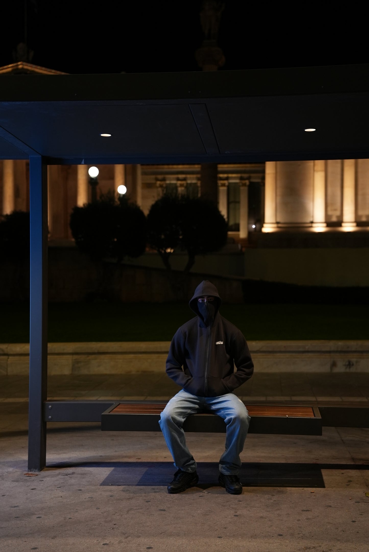 Charcoal Bally Zipup