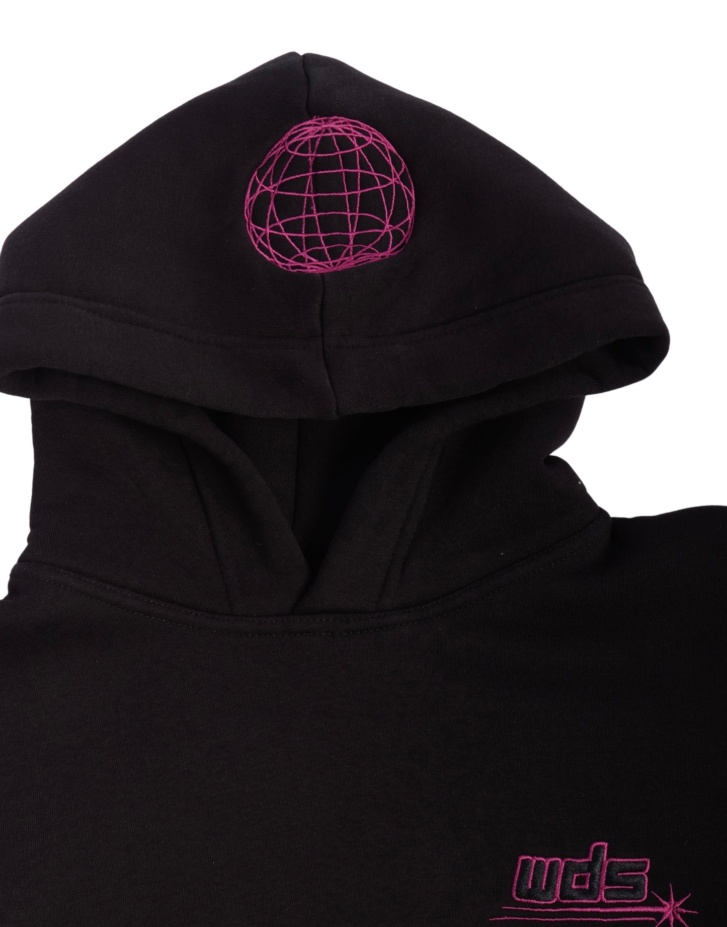 Globe Embroided Hoodie